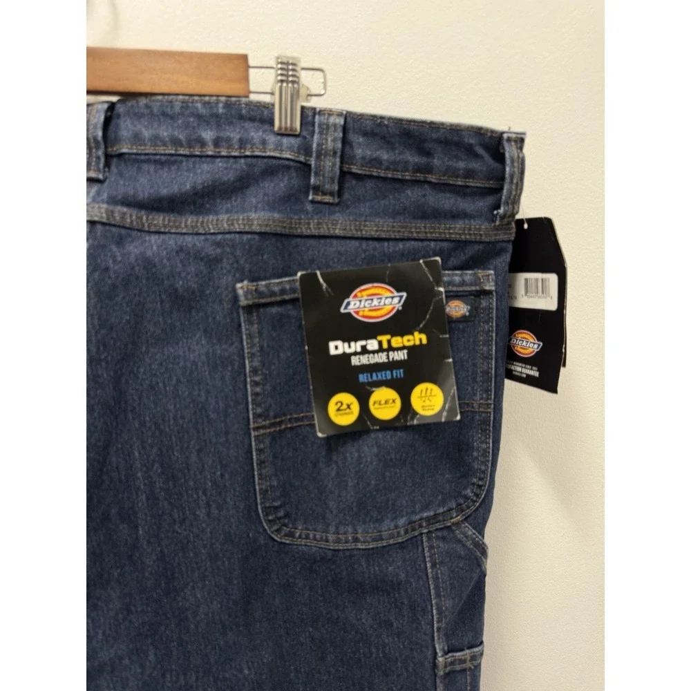 Dickies FLEX‎ DuraTech Renegade Work Jeans 44x30 Relaxed Carpenter Utility NWT